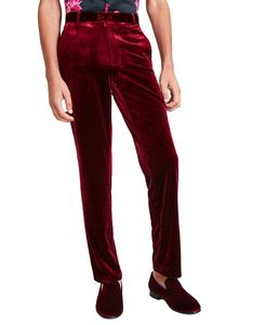 Pantalon en velours de toile chaud formel, respirant, à braguette boutonnée, design personnalisé, pantalon d'hiver pour homme - Product Image 3