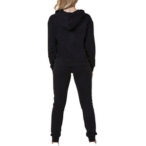 Conjunto deportivo informal de dos piezas para mujer, tejido suave y cómodo, ideal para el gimnasio, entrenamiento y moda urbana. - Product Image 2