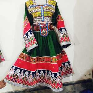 Vestido Kuchi afgano de manga larga con bordado de encaje ecológico de alta calidad para mujer, nuevo diseño, MOQ bajo - Product Image 2