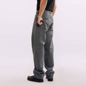 Pantalon de survêtement en éponge française taille haute pour homme Pantalon de jogging délavé avec cordon de serrage Pantalon léger et décontracté pour homme délavé - Product Image 2