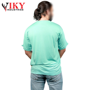 Recién llegado, cómodas camisetas de nailon de manga corta para hombre con logotipo personalizado, tasa de fábrica 'VIKY IND' Wear - Product Image 2