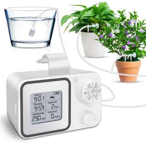 Kit <span class=keywords><strong>de</strong></span> <span class=keywords><strong>riego</strong></span> <span class=keywords><strong>por</strong></span> <span class=keywords><strong>goteo</strong></span> automático inteligente compatible con 15 plantas en maceta <span class=keywords><strong>de</strong></span> interior y temporizador programable Digital <span class=keywords><strong>de</strong></span> jardín para uso doméstico - Product Image 2