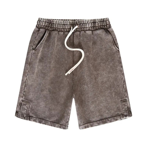 Shorts baggy pro pour hommes en gros sur mesure avec poches de lavage de pierre 100% coton nouveau Design pour vêtements d'entraînement d'équipe de sports d'été - Product Image 3