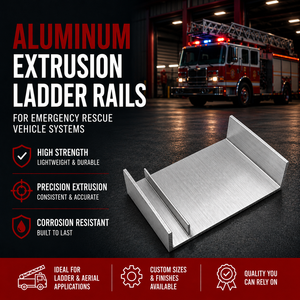 Rieles de Aluminio Extruido para Escaleras de Vehículos de Rescate de Emergencia - Product Image 2