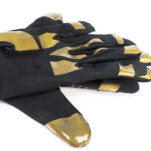 Gants de football américain Drapeau américain Gants de football américain Meilleure qualité Grip avec logo personnalisé Gants de football américain - Product Image 4