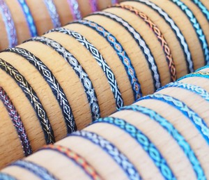 Bracelet Boho Bracelet Ancre, Bracelet Corde - Product Image 1