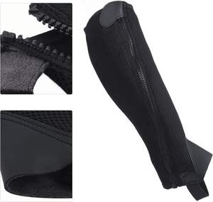 Demi-chape pour enfants, confortable demi-chape en similicuir de haute qualité pour enfants pour l'équitation - Product Image 2