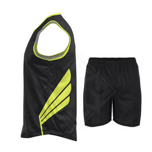 Conjuntos de uniformes de fútbol con bandera transpirable de alta calidad, camiseta de poliéster 100% sin mangas - Product Image 4