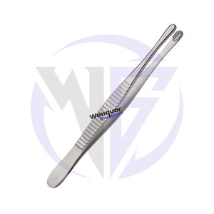 Pinces chirurgicales réutilisables 15 cm en acier inoxydable, manuelles, à dents bombées, de haute qualité, fabriquées par Wenquar Pakistan Sialkot - Product Image 6