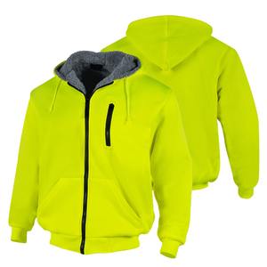 Sudaderas Unisex de Poliéster Fluorescente de Alta Resistencia con Forro Polar, Sudaderas de Seguridad para Invierno, Ropa de Trabajo de Alta Visibilidad Ignífuga - Product Image 1