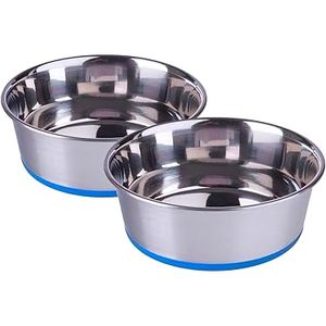 MILIFUN Bols doubles pour chiens et chats - Ensemble de bols pour eau et nourriture pour animaux de compagnie - Product Image 1