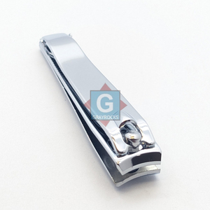 กรรไกรตัดเล็บสแตนเลสพร้อมปลอกโลหะแบบจีบทนทานสำหรับตัดเล็บมือเล็บเท้าขนาดเล็กเครื่องมือทำความสะอาดเล็บ - Product Image 3