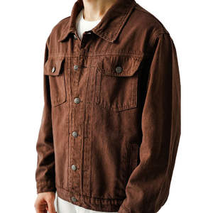 แจ็คเก็ตยีนส์ยูนิเซ็กส์ ดีไซน์อเนกประสงค์ ผ้าทนทาน เหมาะสำหรับใส่ในชีวิตประจำวัน และตลาดขายส่งเสื้อผ้า - Product Image 2