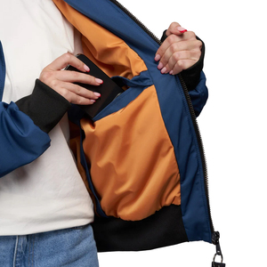 2025 New Arrival Women's <b>Zipper</b> Bomber Jacket Breathable & Comfortable Plus Size Design on Sale in Bulk Quantity - Product Image 6