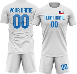 Uniformes de football à sublimation rouge et blanc personnalisés de haute qualité, vente en gros de tailles pour adultes, maillot imprimé partout - Product Image 5
