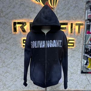 Haute qualité prix raisonnable le plus demandé sweat à capuche zippé bouffée imprimé fabriqué en usine prix bon marché sweats à capuche hommes sweats à capuche pour hommes - Product Image 1