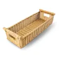 Best Selling <b>Vintage</b> Rattan Storage Basket Rectangle Customized OEM Designs for <b>Kitchen</b> Dining Room Quality Product Vietnam - Product Image 4
