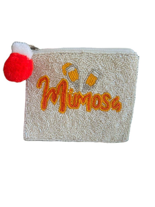 Porte-monnaie à chaîne, multicolore, broderie, pochette de rangement pour pièces de monnaie, broderie, travaux d'aiguille par MD HANDICRAFTS - Product Image 2