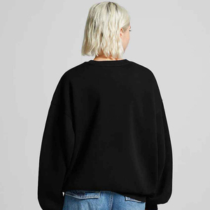 Sudaderas de mujer de color liso de diseño único Sudadera de cuello redondo de lana gruesa de alto rendimiento para mujer - Product Image 5