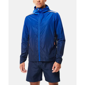 2025 cortavientos personalizado para hombre elegante chaqueta impermeable ligera capucha de seguridad reflectante mejor ropa de trabajo transpirable sólido - Product Image 3