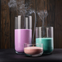 Cera de arena granulada de lujo en 24 colores, cera de palma de menta no tóxica para velas, etiquetas personales/etiquetas para velas, gama de colores, festividades, Diwali
