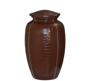 Urnas para Cenizas de Adultos, Funerarias, Marrones, Grandes, para Seres Queridos, Tamaño 10.5 Pulgadas y 220 Cu. en urnas de aluminio para cenizas humanas - Product Image 6