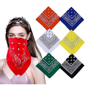 Bandanas deportivas de algodón con logotipo personalizado de alta calidad Bandanas personalizadas étnicas Bandanas al por mayor - Product Image 5