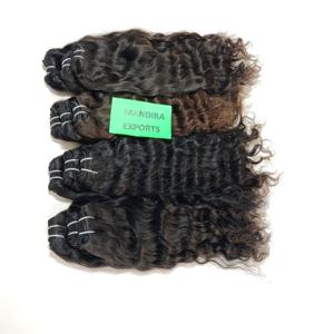 Paquets de cheveux humains ondulés de qualité supérieure cambodgienne vierge crue Temple cheveux vierges bruts Machine Double trame cheveux humains bruts indiens - Product Image 6