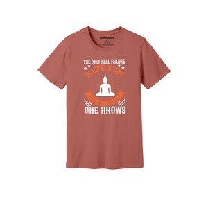 Camiseta de algodón 100% con estampado de temas de Buda, estilo informal, 12 opciones de color, 160-180, colocación de diseño personalizable GSM pesado - Product Image 3