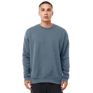 Pull ample en molleton personnalisé de haute qualité, sweat à capuche uni à épaules tombantes, sweat-shirt unisexe - Product Image 1