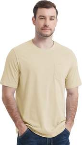 T-shirts pour hommes avec coupe ample et tissu en coton doux pour streetwear et tenues décontractées T-shirts pour hommes de grande taille pour l'été - Product Image 3