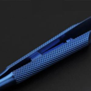 ชุดเครื่องมือผ่าตัดไทเทเนียมคาสโตรวีเจโอ ด้ามจับแบบแมนนวล คีมหนีบผิวหนัง คีมตัดเปลือกตา คีมตรงและโค้งแบบล็อคได้ ได้รับการรับรองมาตรฐาน CE - Product Image 5