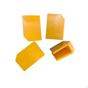 Custom Abrasive Heavy Duty Red Urethane Casting Rubber Spare Part Yellow Poly Urethane Rubber Product
