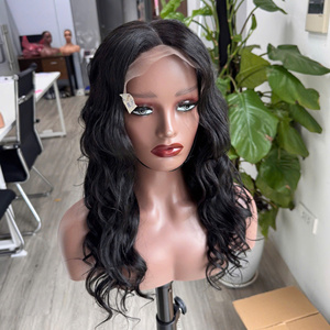 LINU Natural Virgin Vietnamese Human Lace Front <b>Long</b> Honey Brown Rainbow <b>Wig</b> Double Drawn 250% Density for Lace Multi-Color - Product Image 2