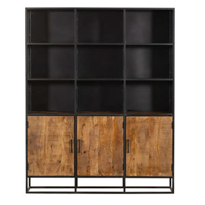 2025 meilleure qualité fer Structure manguier bois portes armoire armoire de rangement bas prix meubles de maison pour salon utilisation hospitalière - Product Image 1