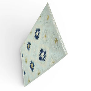 Tapis Kilim en laine fait main abstrait moderne, écologique et antibactérien |   Tapis fin à tissage plat pour salon et chambre à coucher - Product Image 5