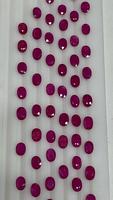 Pierres précieuses calibrées de taille ovale de rubis naturel origine du Mozambique pierres précieuses de rubis en vrac pour bijoux personnalisés pierres précieuses véritables pierre de rubis