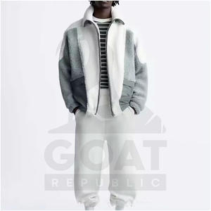 Chaqueta de Invierno Unisex Ajustable de Forro Polar Sherpa con Cuello Alto, Transpirable, Servicio OEM, Exterior de Algodón, Logotipo Frontal - Product Image 3