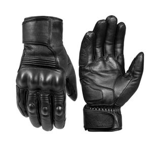 Gants en cuir de vachette chauds d'hiver pour motards de rue Gants en cuir de course sur route à écran tactile pour motocycliste - Product Image 6