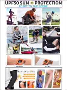 Trendmalls Boldfit UV/Sun Protection Stretchable Nylon Full <b>Arm</b> <b>Sleeves</b> <b>for</b> Men & <b>Women</b> All Season (A01-Beige) - Product Image 6