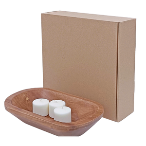 Bougies votives en cire de palme de haute qualité temps de combustion de 8 heures décor à la maison personnalisé fabriqué au Vietnam pour les fêtes de mariage et du nouvel an - Product Image 3