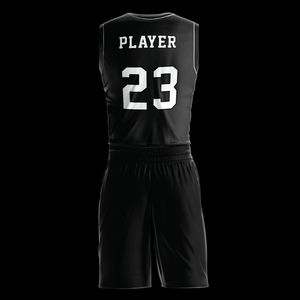 Tenues de basketball élégantes 2026 pour adultes grandes tailles, respirantes, 100 % polyester, unisexe, conçues pour les jeunes joueurs adultes - Product Image 2