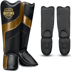 Protège-tibia réglable de la meilleure qualité pour hommes femmes logo personnalisé conception OEM MMA Kickboxing gants formation Balance X boxe - Product Image 1