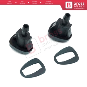 BSP533 2 Pieces Front Window Wiper Water Washer Nozzle <b>Spray</b> Twin Dual Jet for Accent Getz Spectra Sephia 98630-22000 0K2AA-6751 - Product Image 6