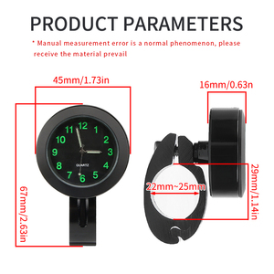 Phụ kiện sửa chữa bán buôn xe đạp điện, đồng hồ đo giờ chống nước tay lái xe máy hợp kim nhôm - Product Image 2