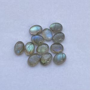 10mm 12mm 16mm naturel gris Labradorite lisse ovale Cabochon pierres précieuses en vrac Semi précieux prix de gros en ligne Alibaba inde - Product Image 1