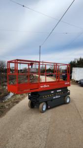 Plataforma Elevadora de Tijera Eléctrica [Skyjack] SJIII 3220, Plataforma de Trabajo Aérea Móvil, Equipo de Acceso Vertical Interior de Gran Alcance, 7.95m - Product Image 6