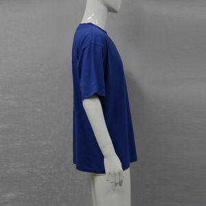 T-shirt surdimensionné simple de haute qualité Logo personnalisé confortable 100% coton été décontracté à manches courtes col rond t-shirt pour hommes - Product Image 4