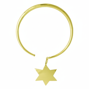 Ensemble de bijoux en laiton Babelicious & Celebutante Organum - Collier et boucles d'oreilles finition dorée métallique, parfait pour un usage quotidien - Product Image 1