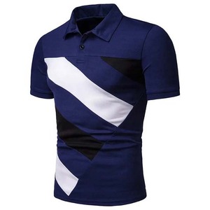 Recién llegado, camiseta Polo de verano de manga corta con logotipo bordado personalizado, camiseta en blanco para hombre, poliéster/algodón para hombre - Product Image 5